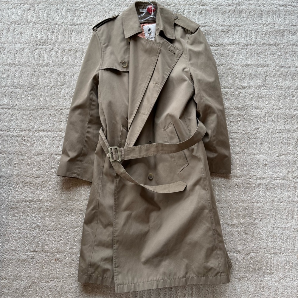 Misty Harbor- Classic Tan Trench Coat- 40L